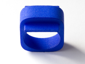 Squared Piece in Blue Processed Versatile Plastic: 8.5 / 58