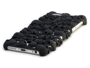 iPhone 6 Skull Case in Black Natural Versatile Plastic