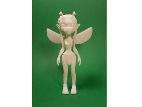 Fairy Figure in White Natural Versatile Plastic