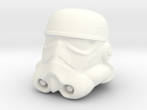 Storm Trooper Helmet  in White Processed Versatile Plastic