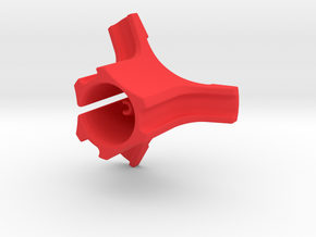 Assembly Fixture - Manual Pull Sub-Assembly in Red Processed Versatile Plastic