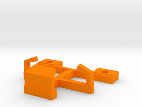 Soporte  Kinect Top in Orange Processed Versatile Plastic