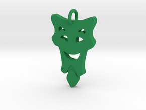Sliske Pendant in Green Processed Versatile Plastic