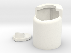 1c Cred Dispenser - Netrunner in White Processed Versatile Plastic