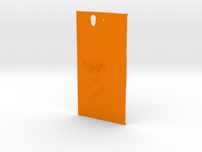 Sony Xperia Z case (Golden Eye style) in Orange Processed Versatile Plastic