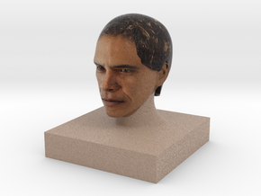 Obama in Full Color Sandstone