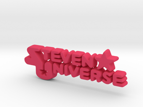 Steven Universe Logo in Pink Processed Versatile Plastic
