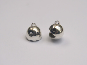 Pacman in Polished Silver
