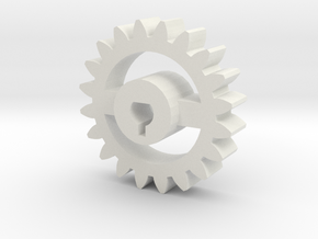 Foxic Antweight Gear in White Natural Versatile Plastic