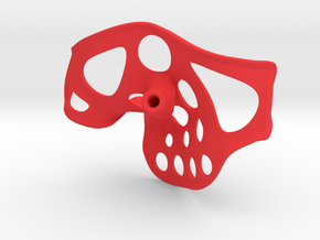 Stingray right 3.6" width .25" shaft in Red Processed Versatile Plastic