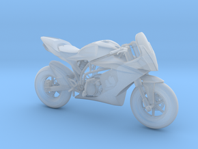 Motorbike in Tan Fine Detail Plastic