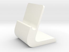 iPhone Stand in White Processed Versatile Plastic