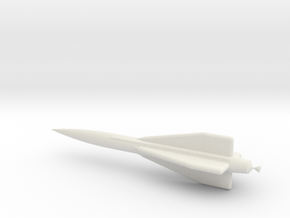 1/200 Scale Hawk Missile in White Natural Versatile Plastic