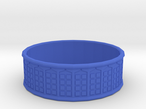 Tardis Ring, 18mm in Blue Processed Versatile Plastic