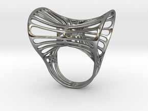 Ring torocentrato leggero in Polished Silver: 5 / 49