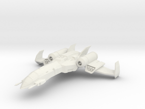 Tactical Star Fighter in White Natural Versatile Plastic