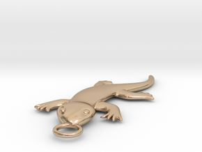 Lizard in 14k Rose Gold Plated Brass