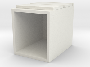 Miniature Malm 2 Drawers - IKEA in White Natural Versatile Plastic: 1:24