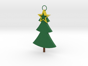 Christmas tree with Star for in your Christmas tre in Full Color Sandstone