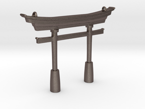 Torii Traditional- Pendant in Polished Bronzed Silver Steel