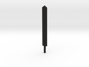 Sword V.1 in Black Natural Versatile Plastic