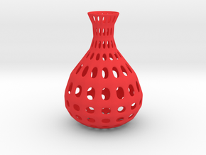 Vase Wire Pattern in Red Processed Versatile Plastic