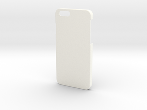 Iphone 6 Case - Name on the back in White Processed Versatile Plastic