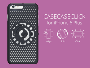 for iPhone 6 Plus : cel : CASECASE CLICK in Black Natural Versatile Plastic