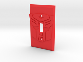 Autobot Faction Symbol Light Switch Plate in Red Processed Versatile Plastic