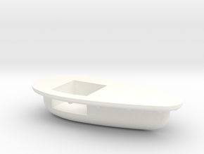 Seaking Teardrop Vent Starboard Side in White Processed Versatile Plastic