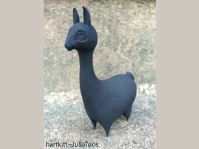 Llama in Black Natural Versatile Plastic
