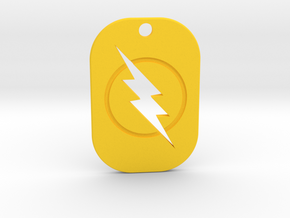 The Reverse Flash Keychain in Yellow Processed Versatile Plastic