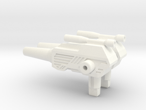 Titans Return: ChromeDome pistol 2.0 in White Processed Versatile Plastic