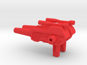 Titans Return: ChromeDome pistol 2.0 in Red Processed Versatile Plastic