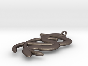 Tangle in Polished Bronzed Silver Steel