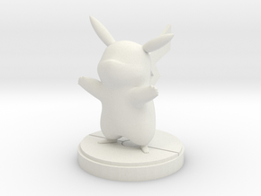 Pikachu figure in White Natural Versatile Plastic