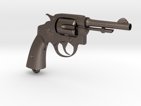 Smith & Wesson M10 R in Polished Bronzed Silver Steel