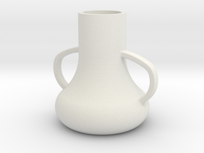 vase.stl in White Natural Versatile Plastic
