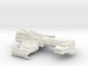 SC2 Terrain Battlecruiser  in White Natural Versatile Plastic