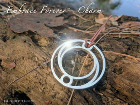 Embrace Forever™ - pendant (precious metal) in Polished Silver