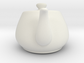 Nizaro T Pot Design11 in White Natural Versatile Plastic: Small