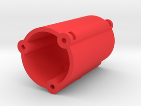 Binaural Mic Mount in Red Processed Versatile Plastic