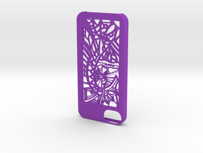 Iphone5 Case Fladders in Purple Processed Versatile Plastic