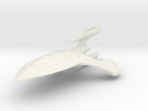Shark Class  BattleDestroyer II in White Natural Versatile Plastic
