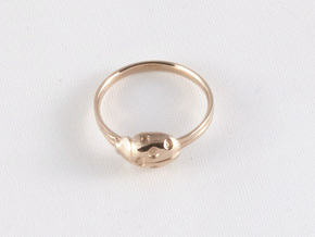 Ladybug 'Loved' Ring in 14k Rose Gold