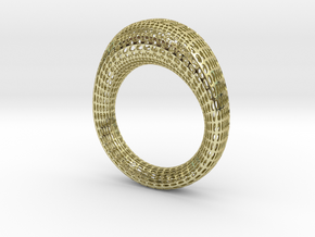 PANELING BAGUE in 18k Gold Plated Brass