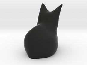 Cat'st'ue in Black Natural Versatile Plastic