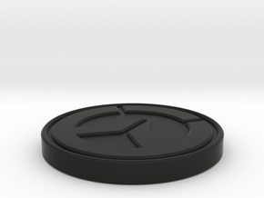 Custom Coin [OVERWATCH] in Black Natural Versatile Plastic