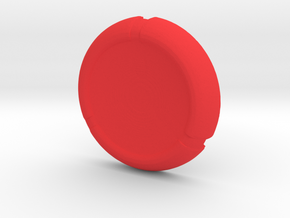 Kanoka disk in Red Processed Versatile Plastic