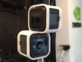 Stacked Hero5 Session Panorama Rig in White Natural Versatile Plastic